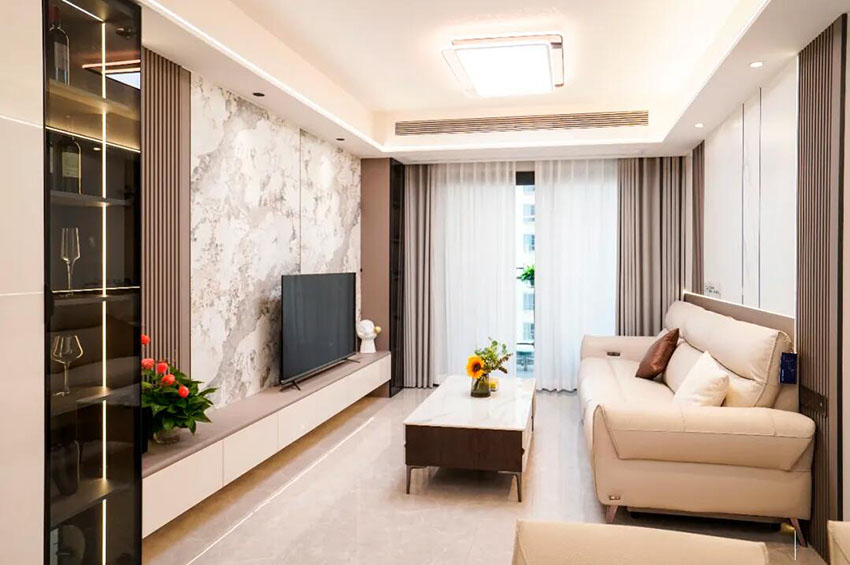 95平現(xiàn)代簡約風三居室,爆改設計分分鐘讓房價直飆20%